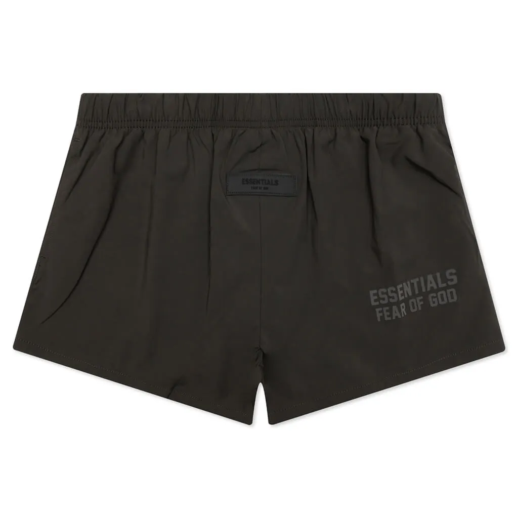 Kid's Running Short - Off Black