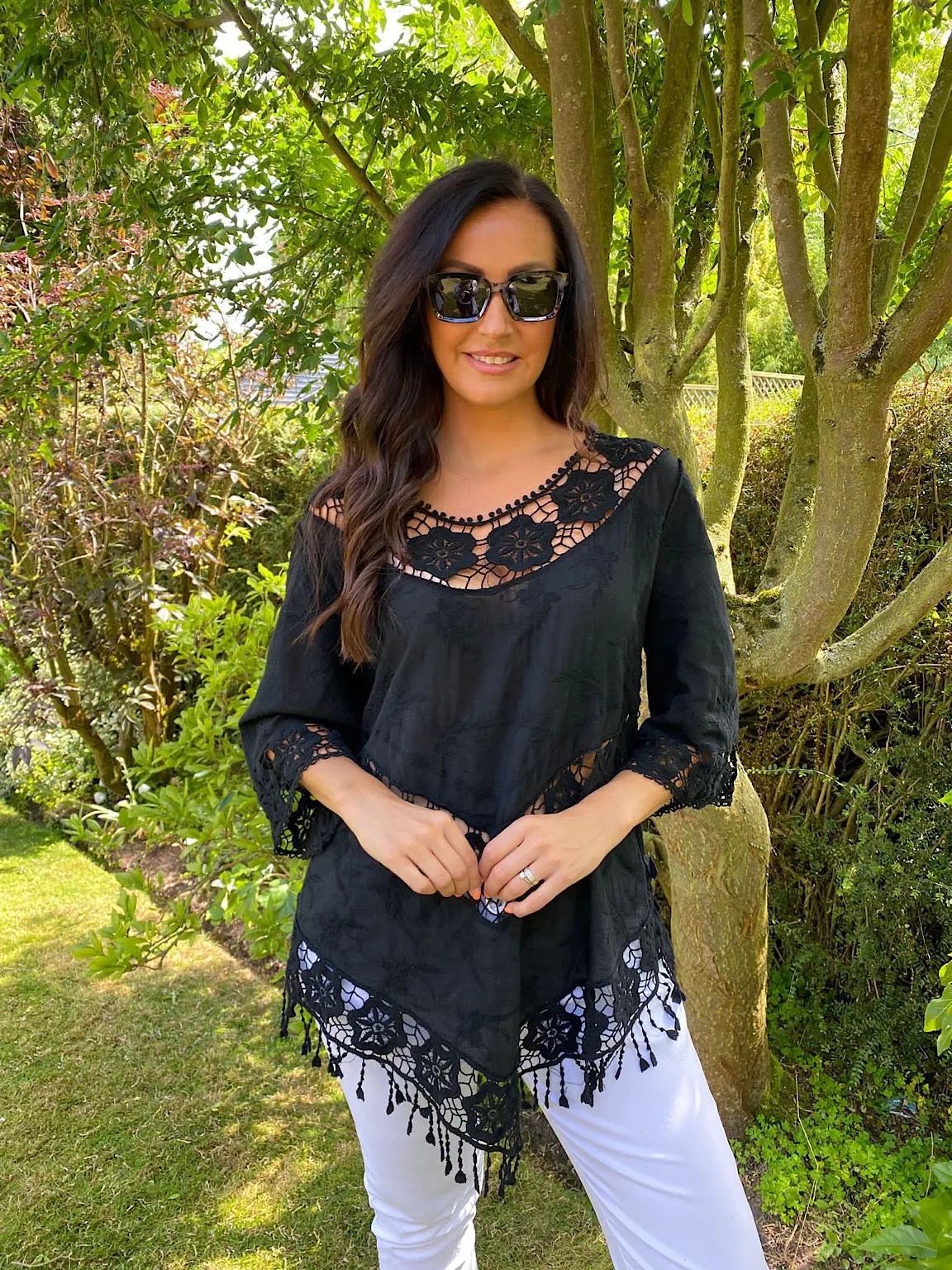 Lace Long Sleeve Top Josie