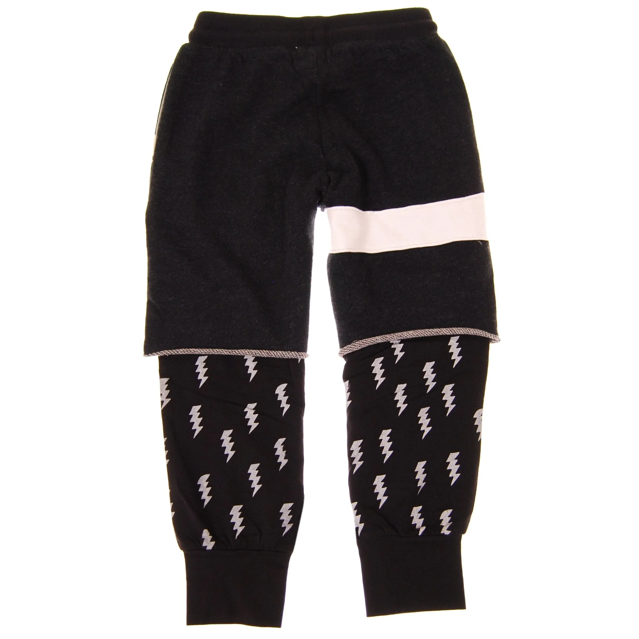 Lightning Bolt Twofer Baby Sweatpants by: Mini Shatsu