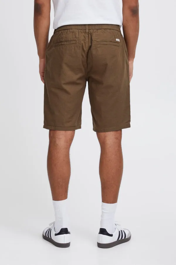 LINEN BLEND SHORTS