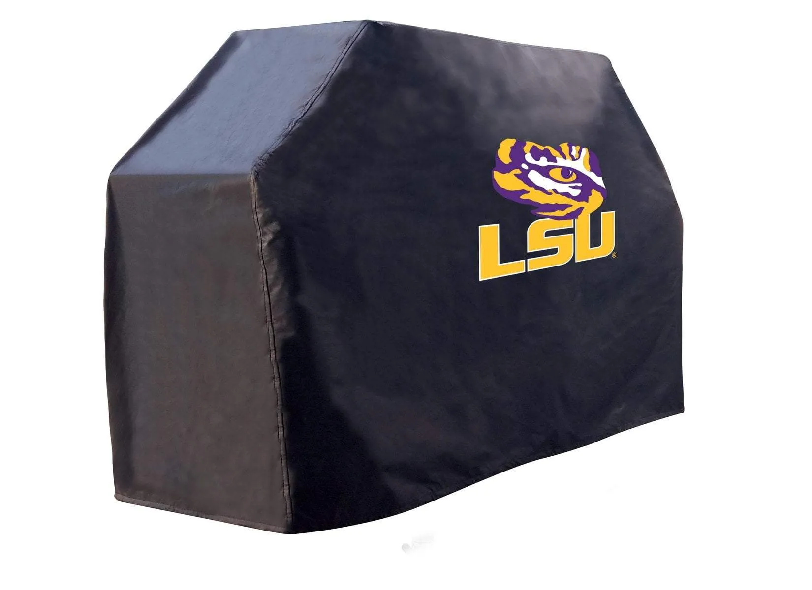 LSU Tigers HBS Black Outdoor Heavy Duty Breathable Vinyl BBQ Grill Cover