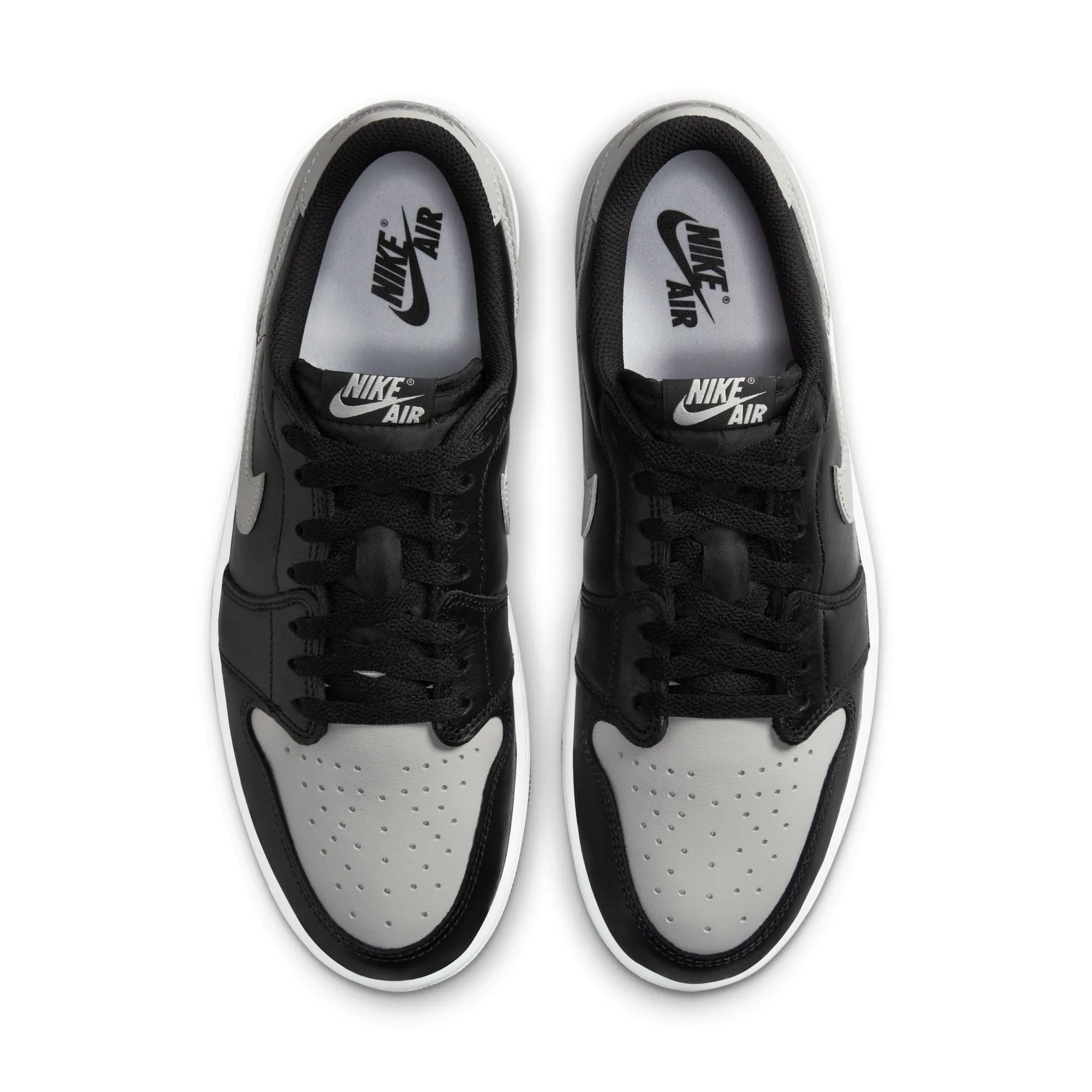 Men's Air Jordan 1 Retro Low Og-BLACK/MEDIUM GREY-WHITE