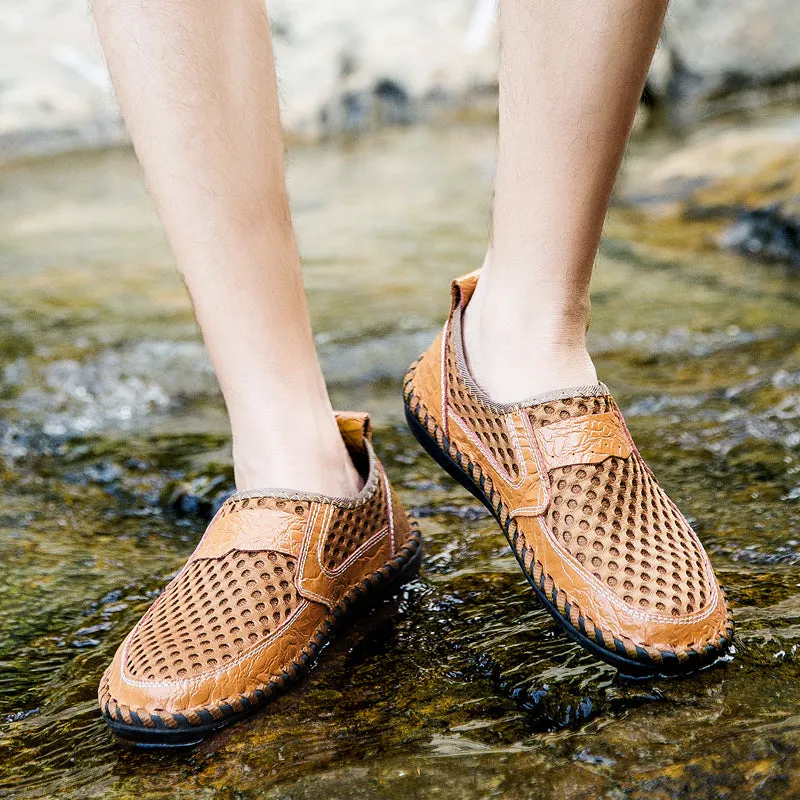 Men's Hollow Out Breathable Loafers