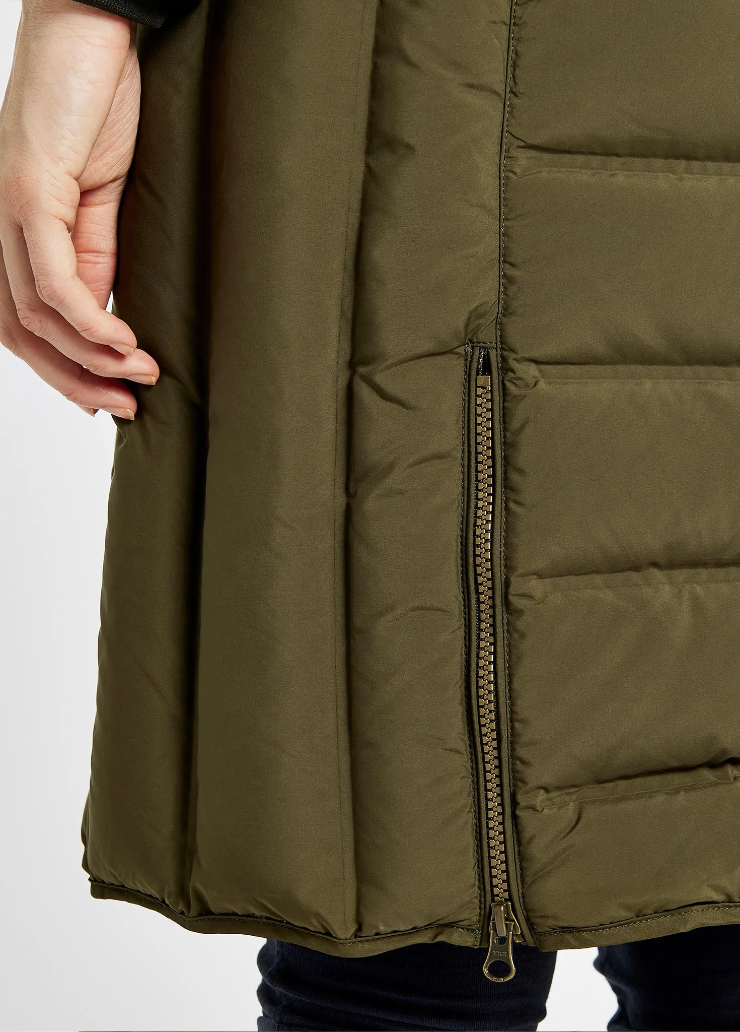 Meyers long length coat - Olive