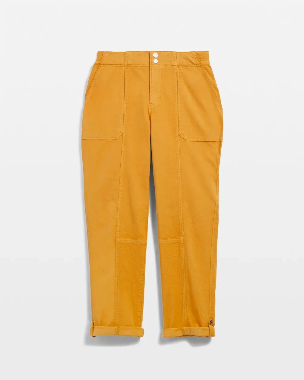 Mid-Rise Pret-A-Pedi Straight Crop Pants