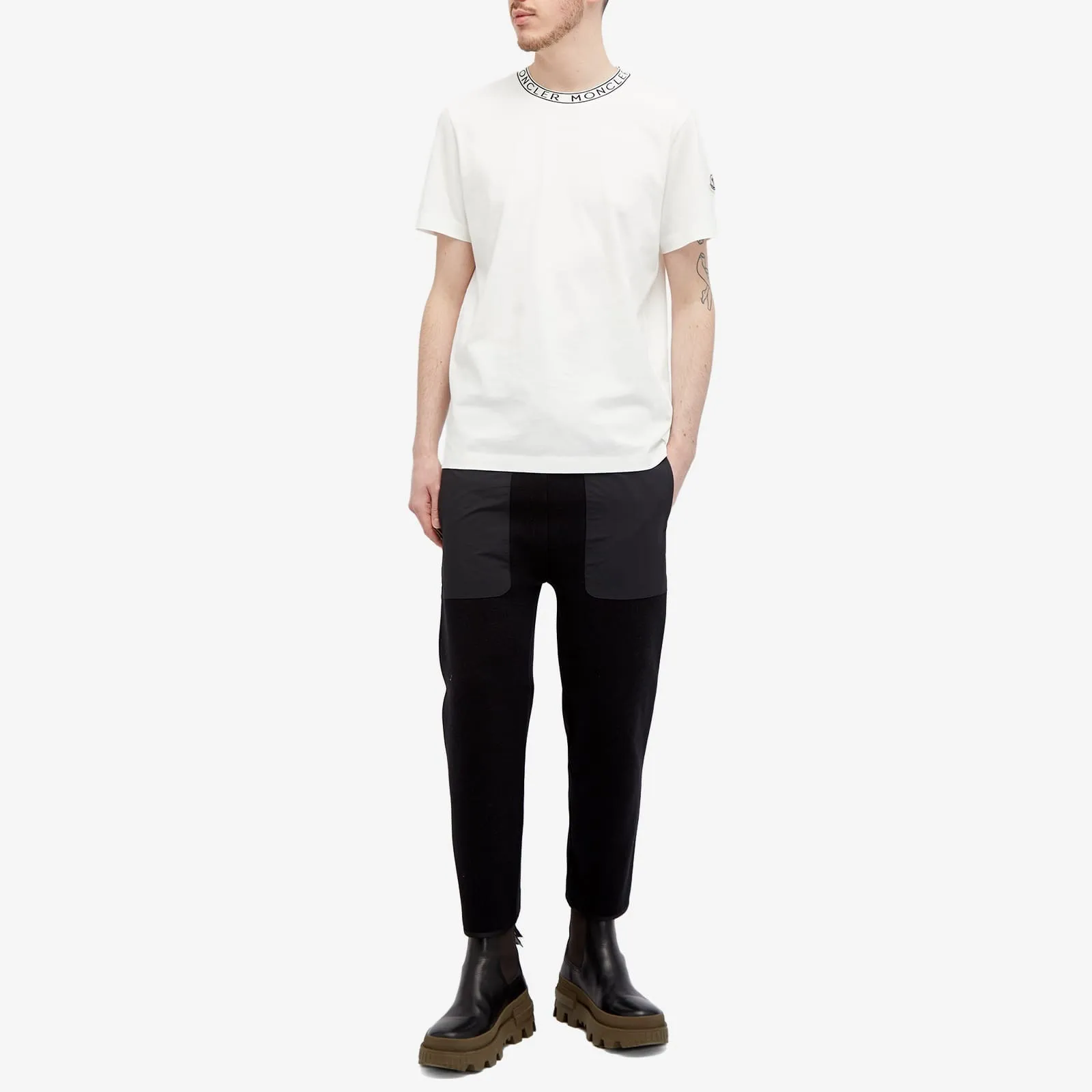 MONCLER  |Plain Logo T-Shirts