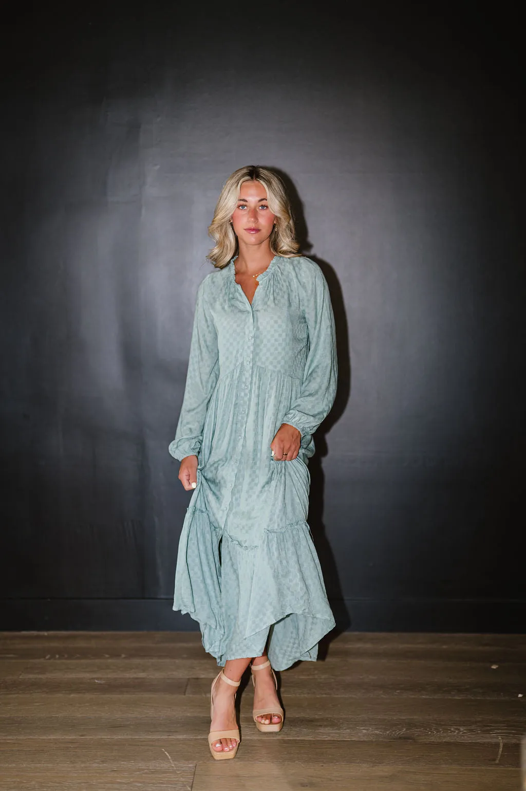 Morgan Boho Long Sleeve Maxi Dress