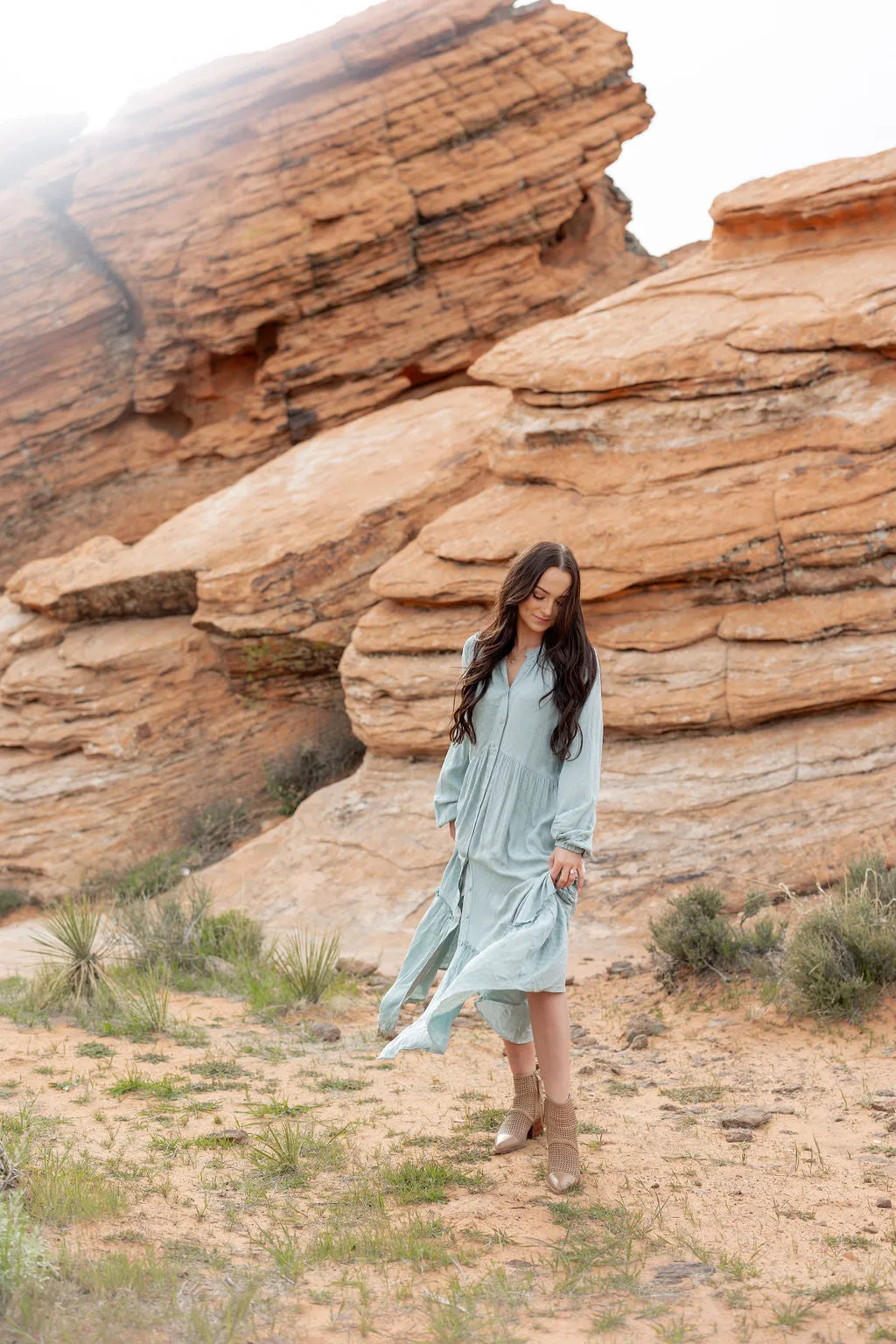 Morgan Boho Long Sleeve Maxi Dress