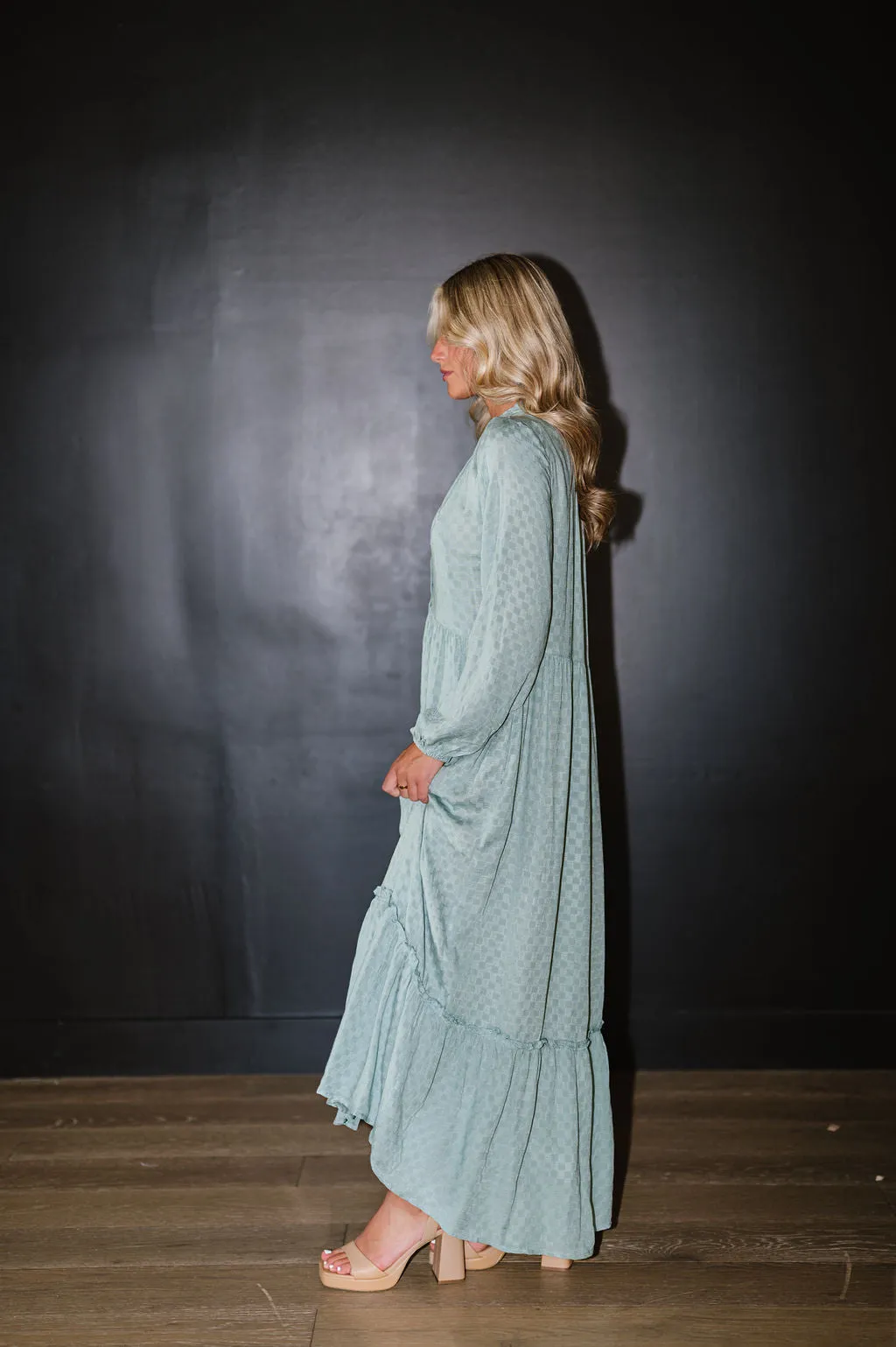 Morgan Boho Long Sleeve Maxi Dress