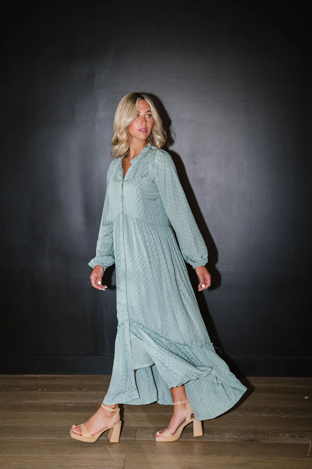 Morgan Boho Long Sleeve Maxi Dress