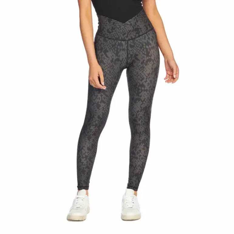 Mudpie Braxton Printed Crossover Leggings