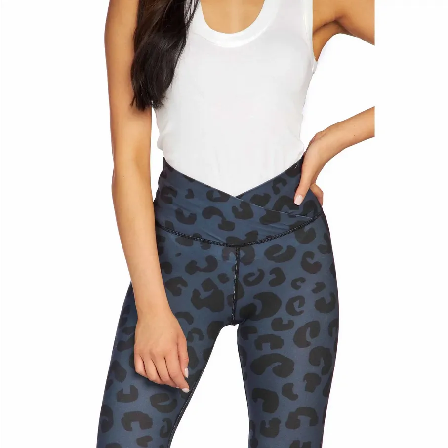 Mudpie Braxton Printed Crossover Leggings