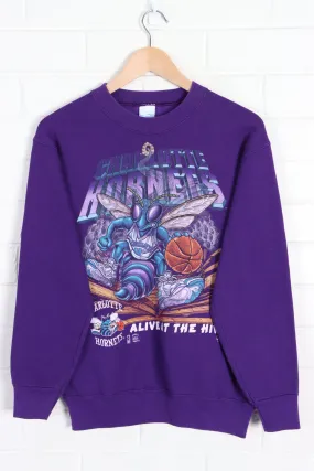 NBA Charlotte Hornets Alive at the Hive SALEM Sweatshirt USA Made (S)