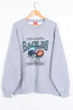 NFL Philadelphia Eagles NFC Helmet & Football Sweatshirt (XXL)