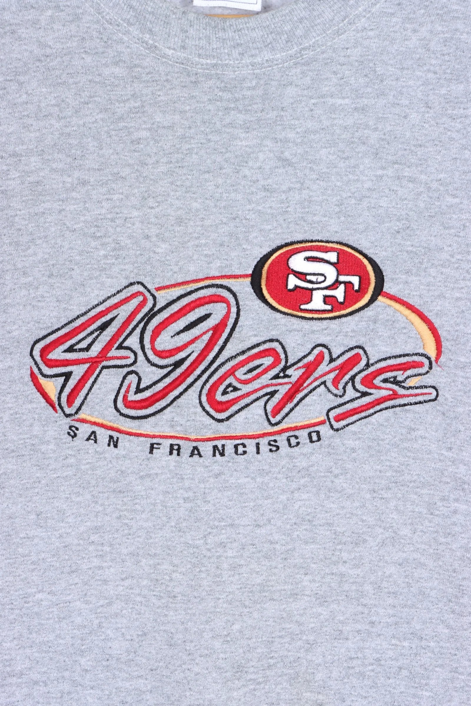 NFL San Francisco 49ers Embroidered Big Logo Sweatshirt USA Made (L)