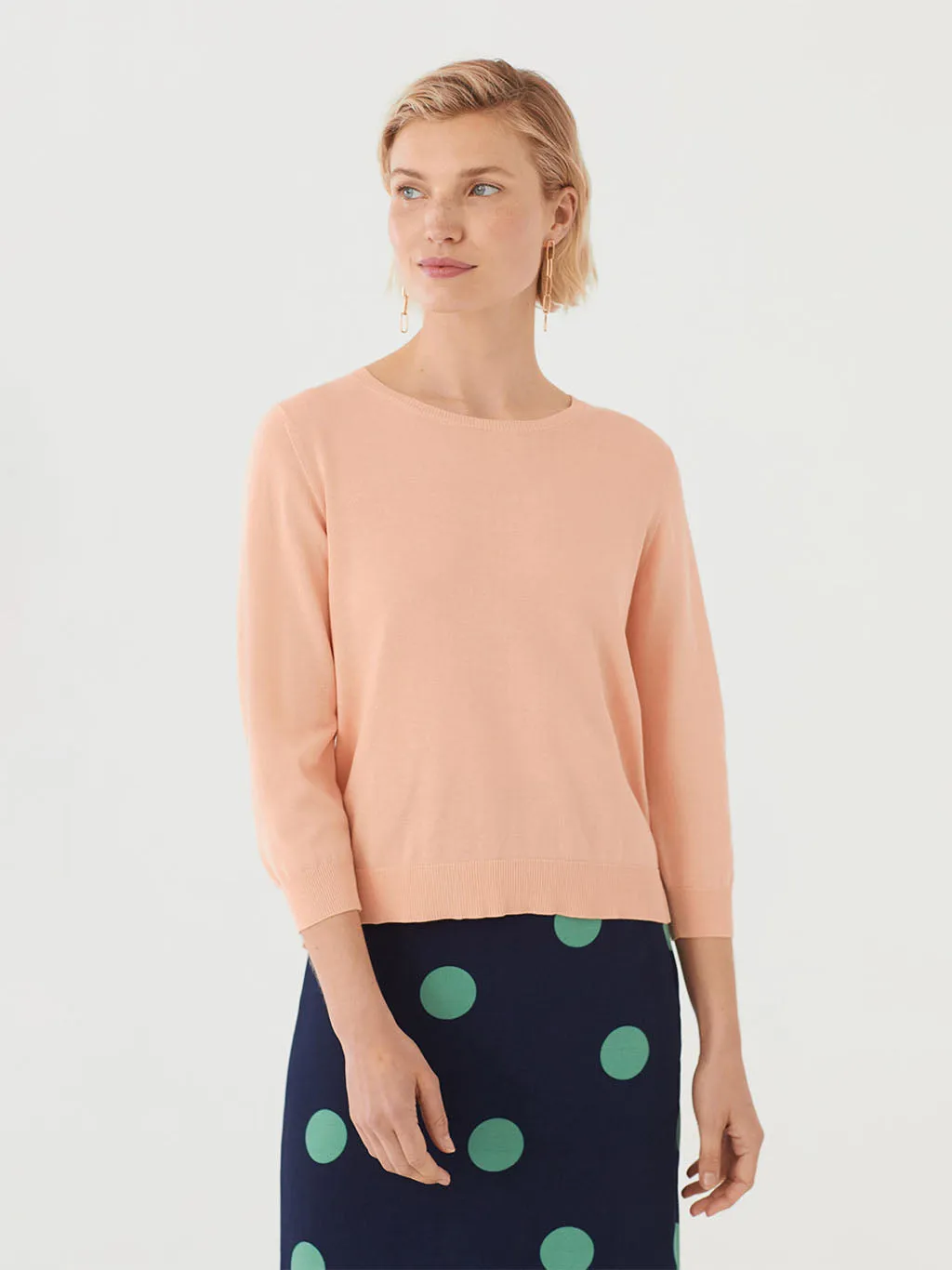 Nice Things Basic Round Sweater