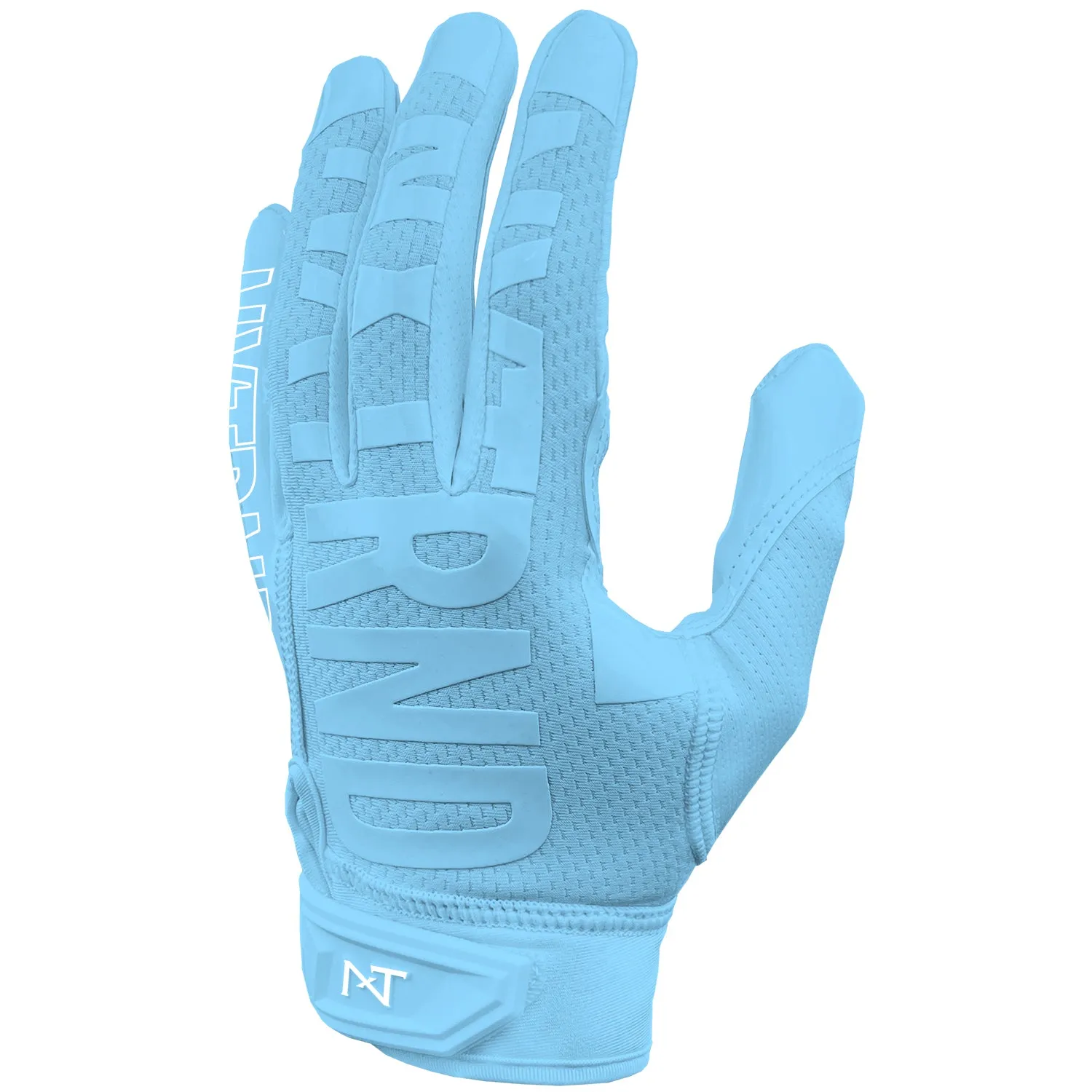 NXTRND G2 Football Gloves Columbia Blue