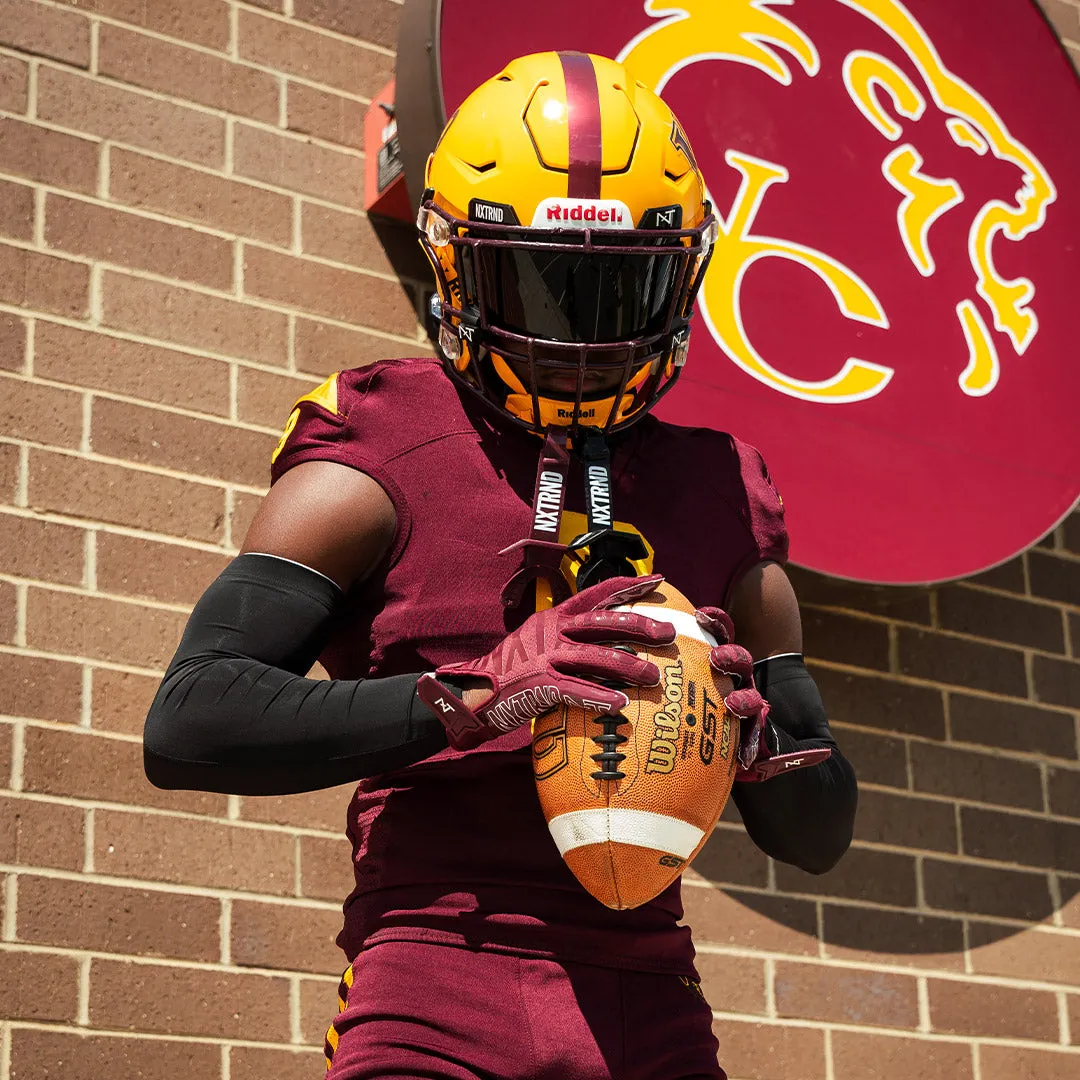 NXTRND G2 Football Gloves Maroon