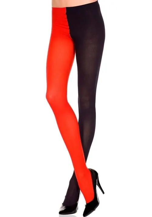 Plus Size Jester Opaque Tights