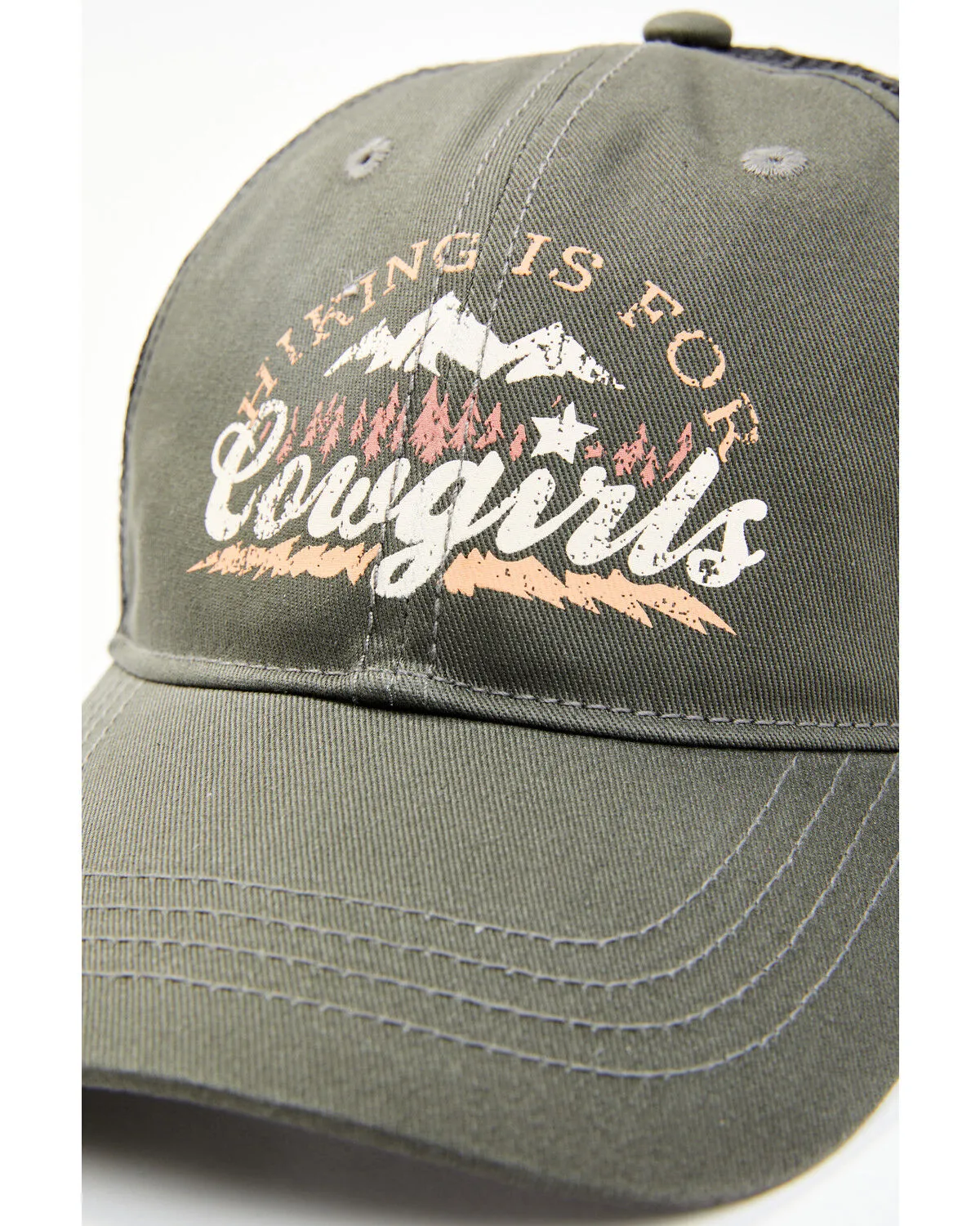 Product Name:  Shyanne Women's Hiking Is For Cowgirls Mesh-Back Ball Cap