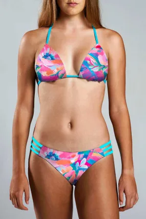 Pushup Bikini Top - PASTEL POPPY