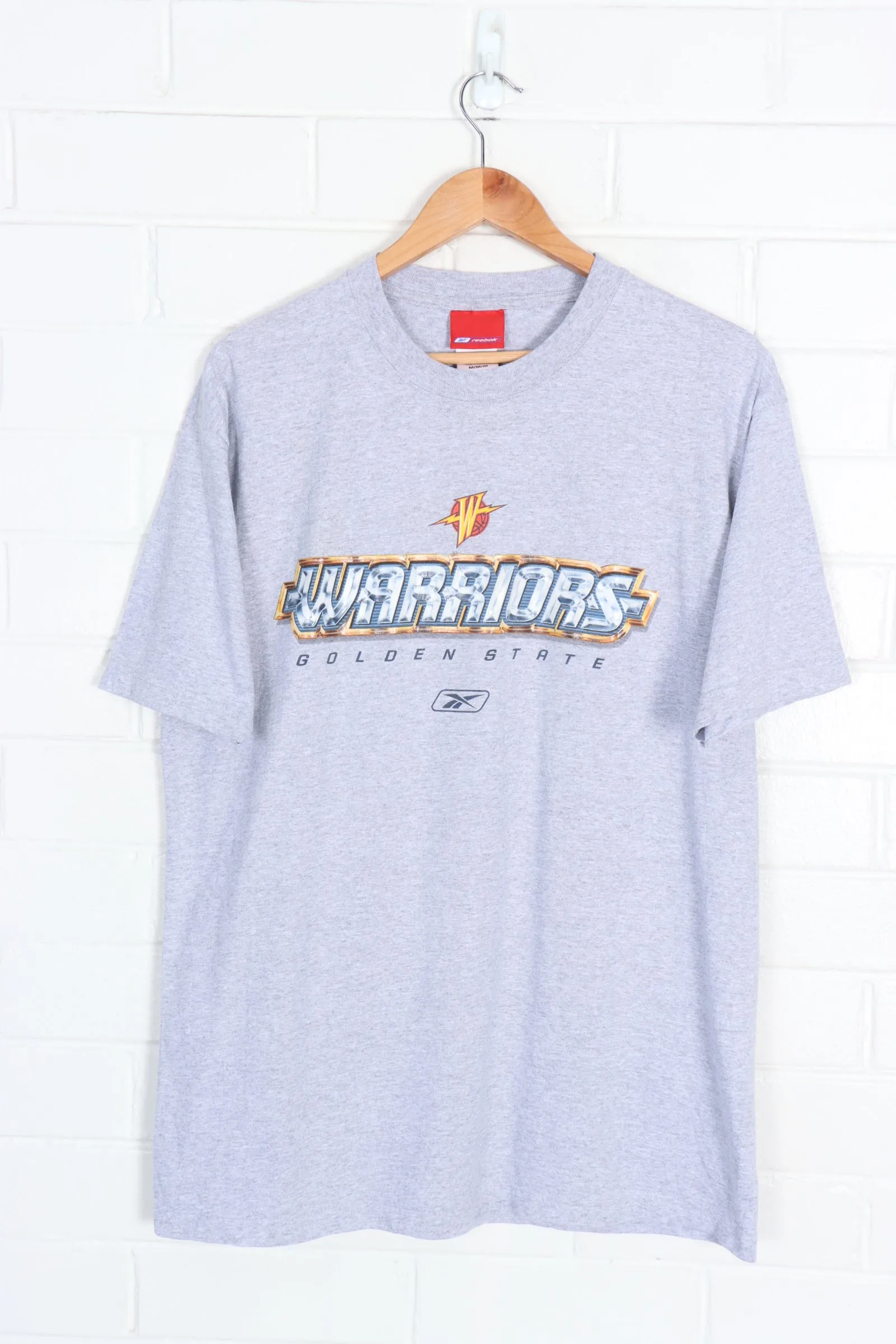 REEBOK Warriors Golden State NBA 3D Logo Tee (L)