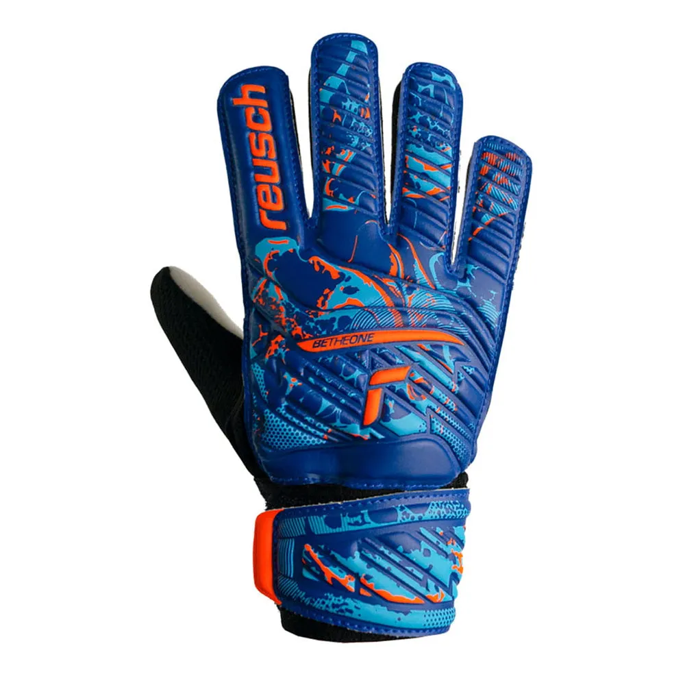 Reusch Attrakt Starter Solid GK Glove (Blue/Orange)