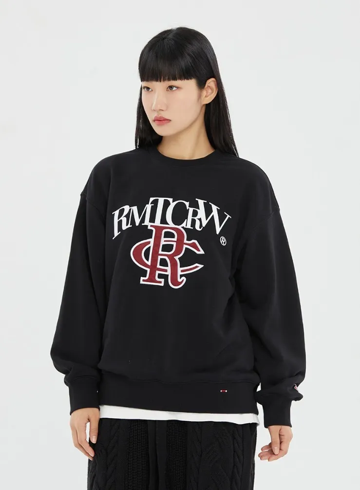 ROMANTIC CROWN  |[ROMANTIC CROWN]★ATHLETIC LOGO CREWNECK