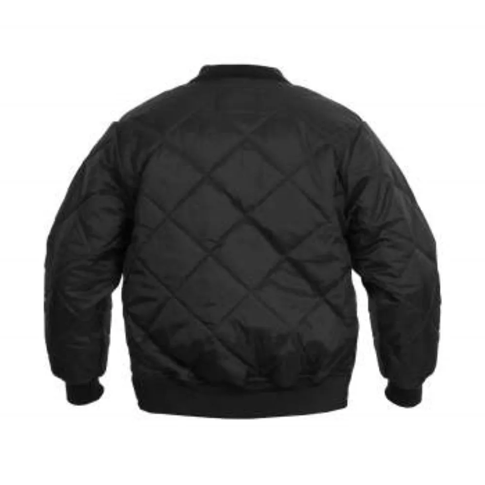 Rothco Mens Diamond Nylon Quilted Flight Jacket