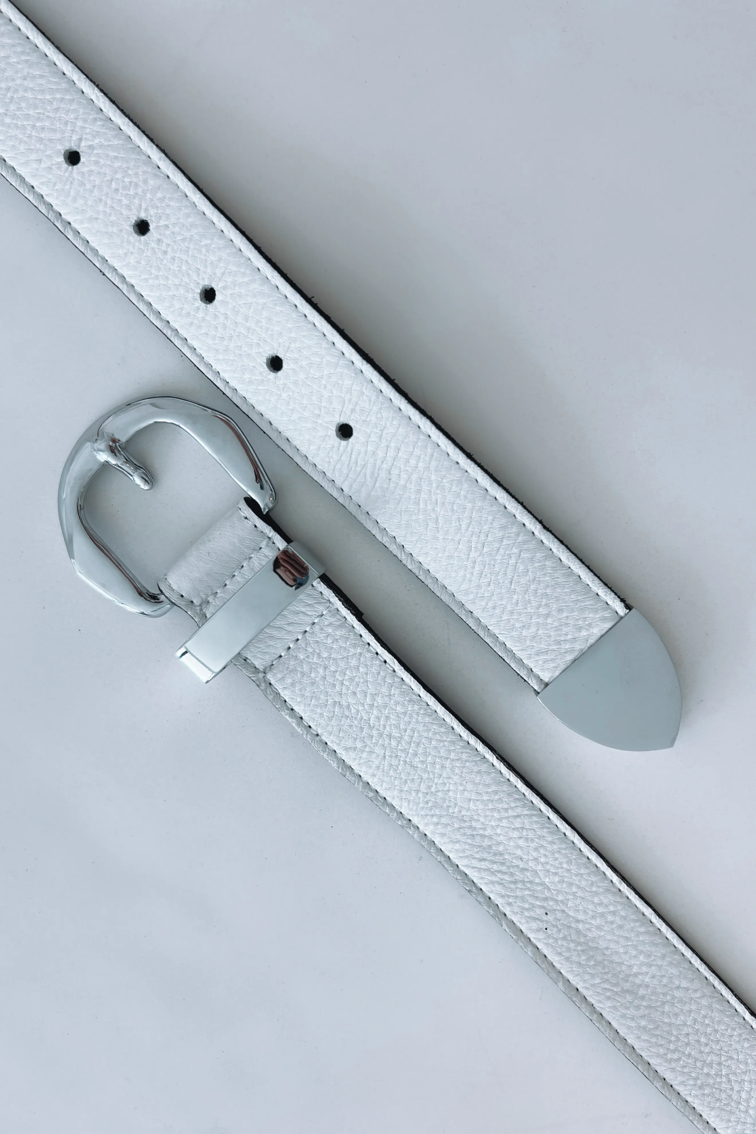 SIENNA BELT BLANC CHROME