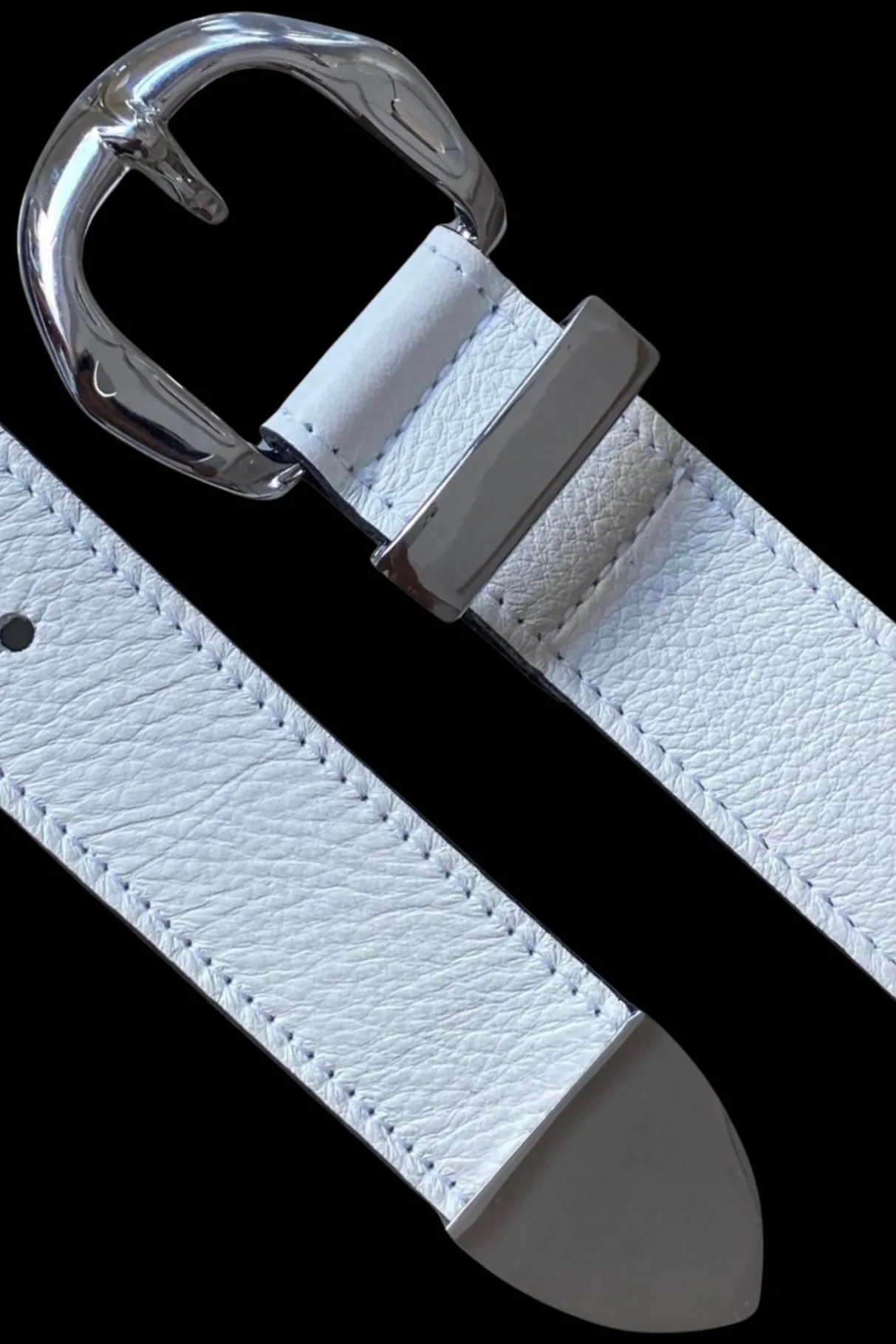 SIENNA BELT BLANC CHROME