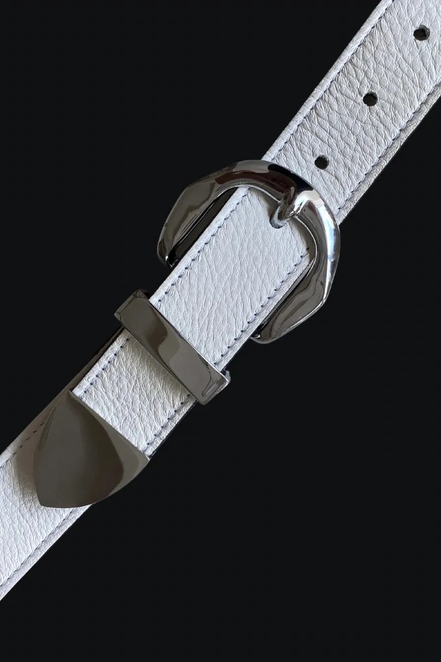 SIENNA BELT BLANC CHROME