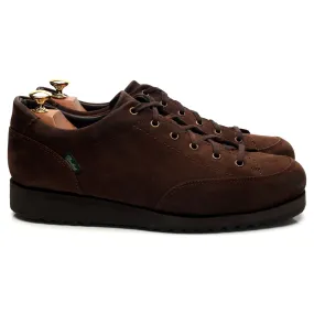 'Sierra' Dark Brown Nubuck Leather Sneaker UK 10