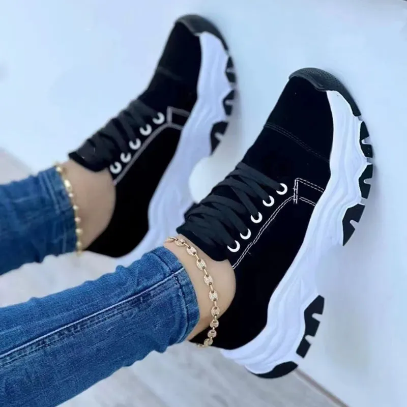 Sneakers Fashion Women Vulcanized Breathable Shoe