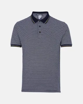 Spurs Men Dot And Stripe Pattern Polo