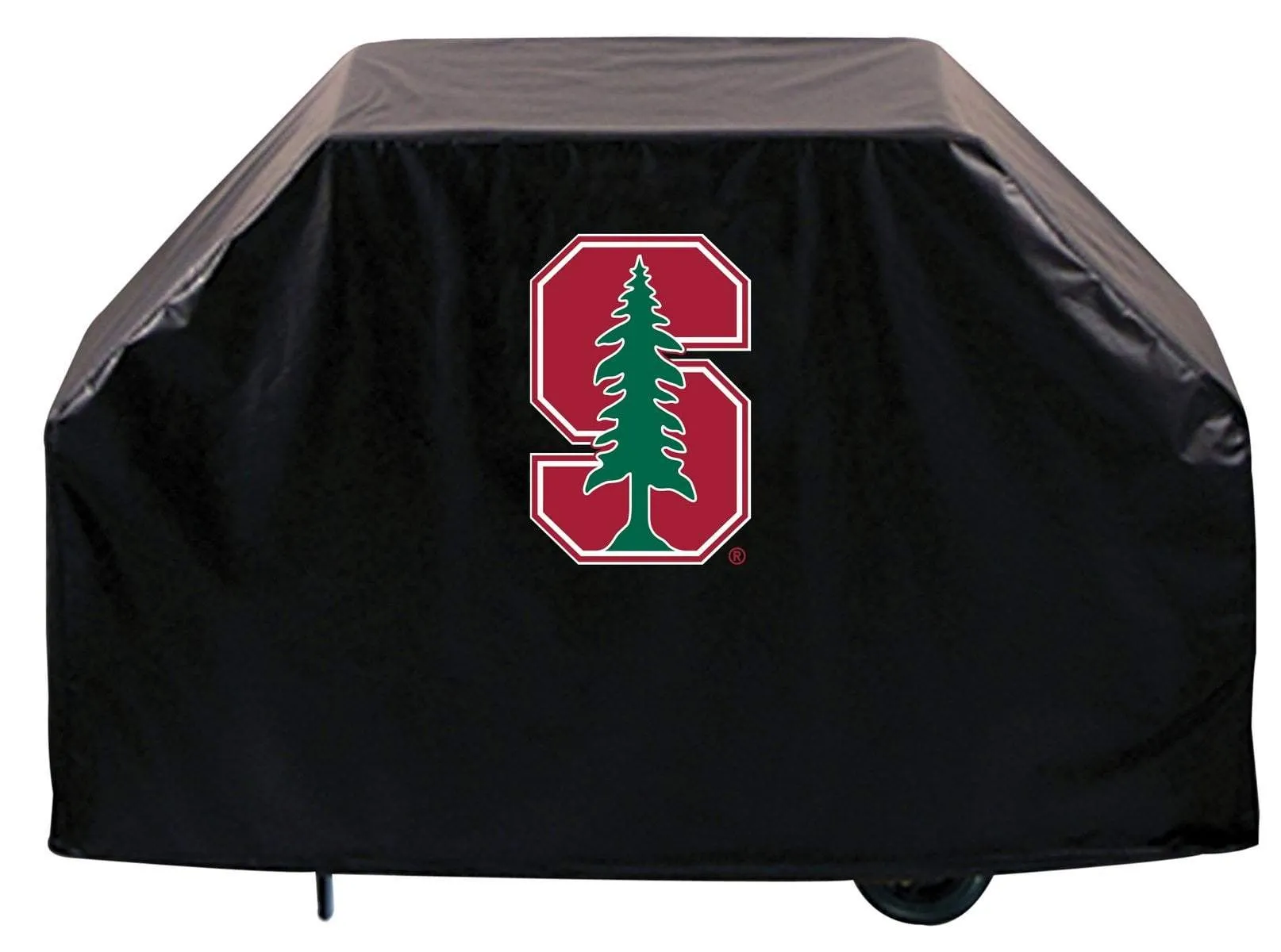 Stanford Cardinal HBS Black Outdoor Heavy Duty Breathable Vinyl BBQ Grill Cover