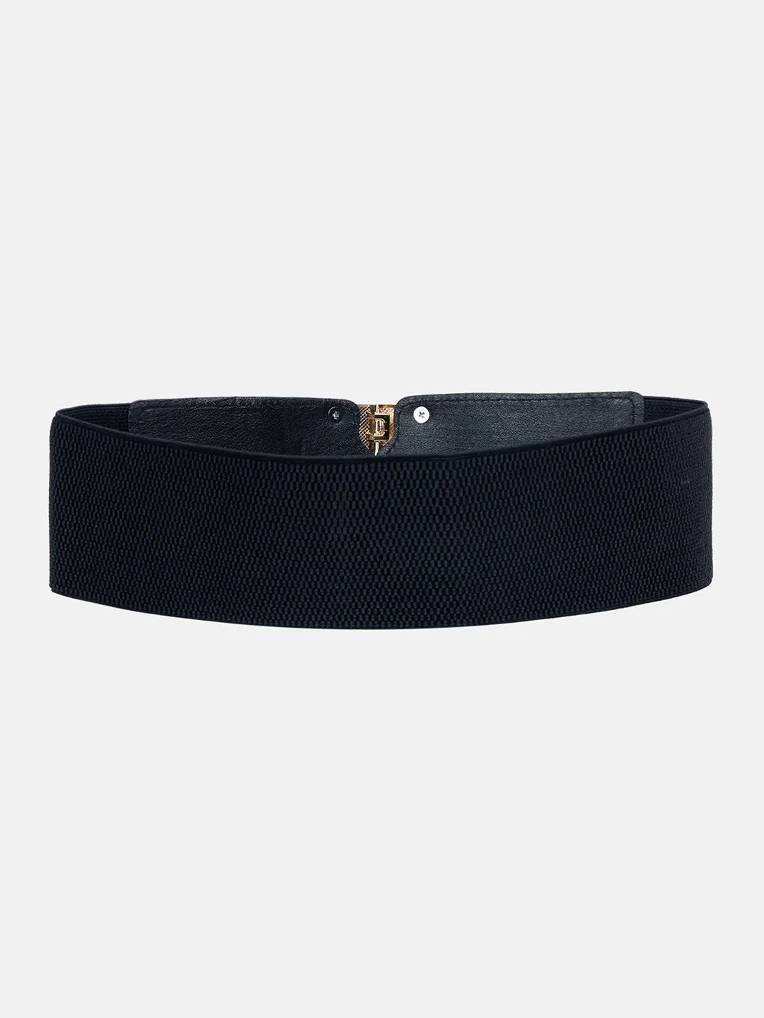 Stretch Bold Buckle Broad Belt