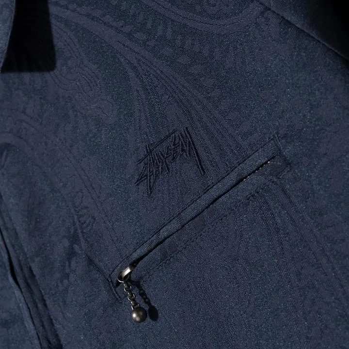 STSSY PAISLEY BRYAN JACKET // NAVY