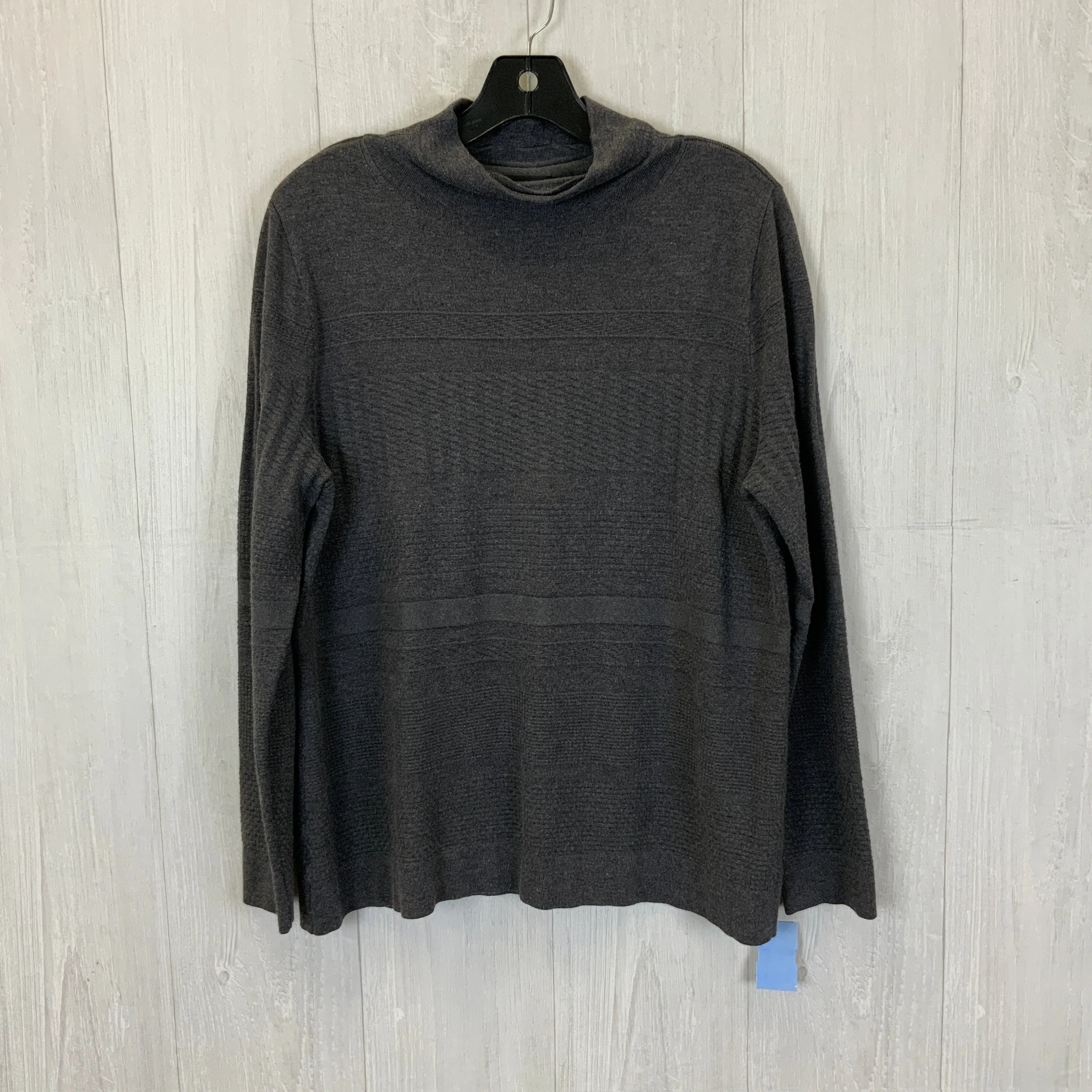 Sweater By Investments In Charcoal, Size: L