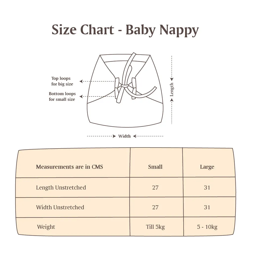 The Softest Nappy - 100% Cotton & Fully Breathable