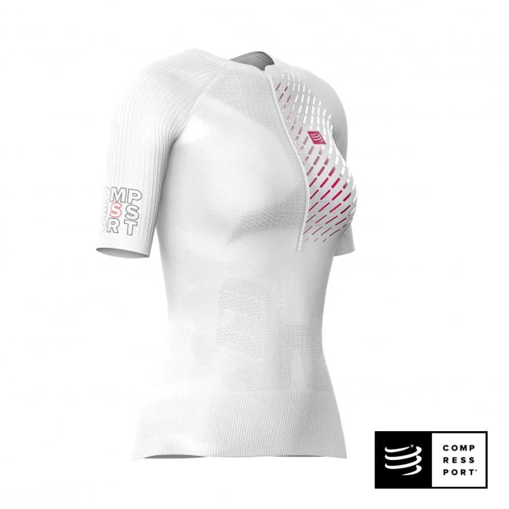 Trail Running Postural SS Top para Mujer Blanco - Compressport