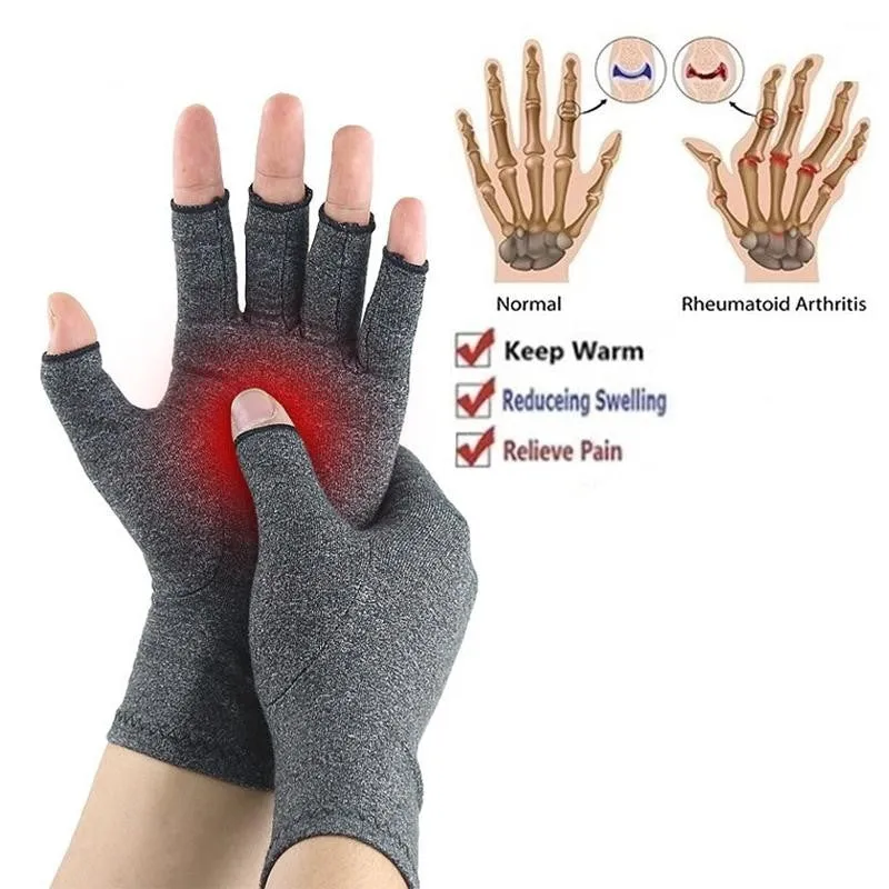 Unisex Compression Arthritis Joint Pain Relief Warm Therapy Wristband Gloves