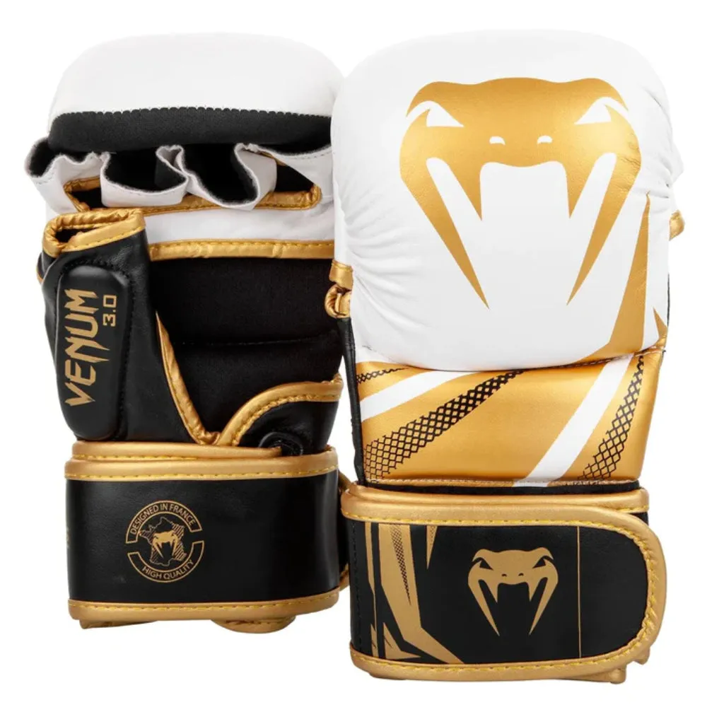 Venum Challenger 3.0 Sparring Gloves (White/Black/Gold)