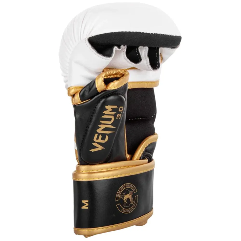 Venum Challenger 3.0 Sparring Gloves (White/Black/Gold)