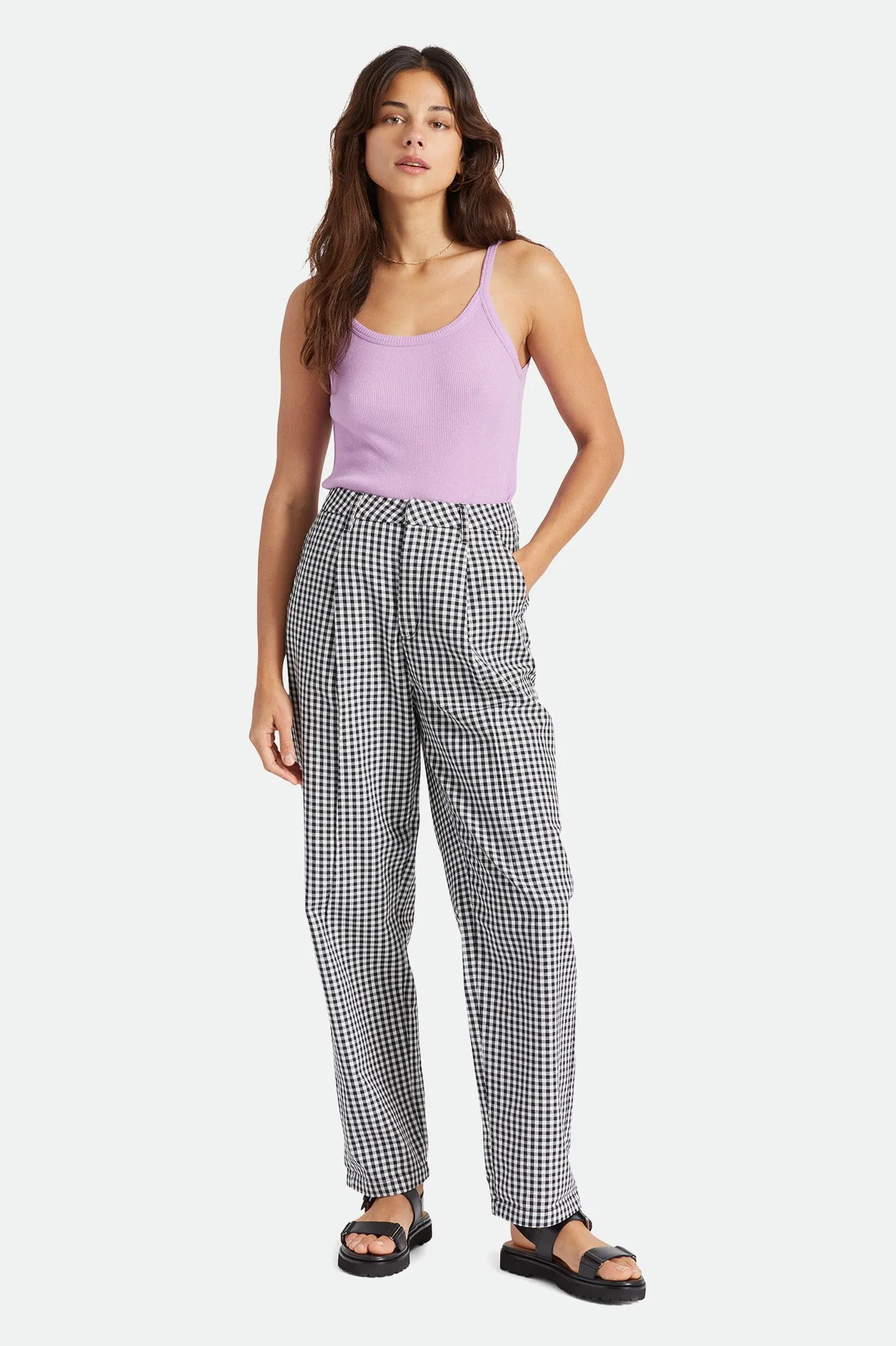 Victory Trouser Pant - Black Gingham