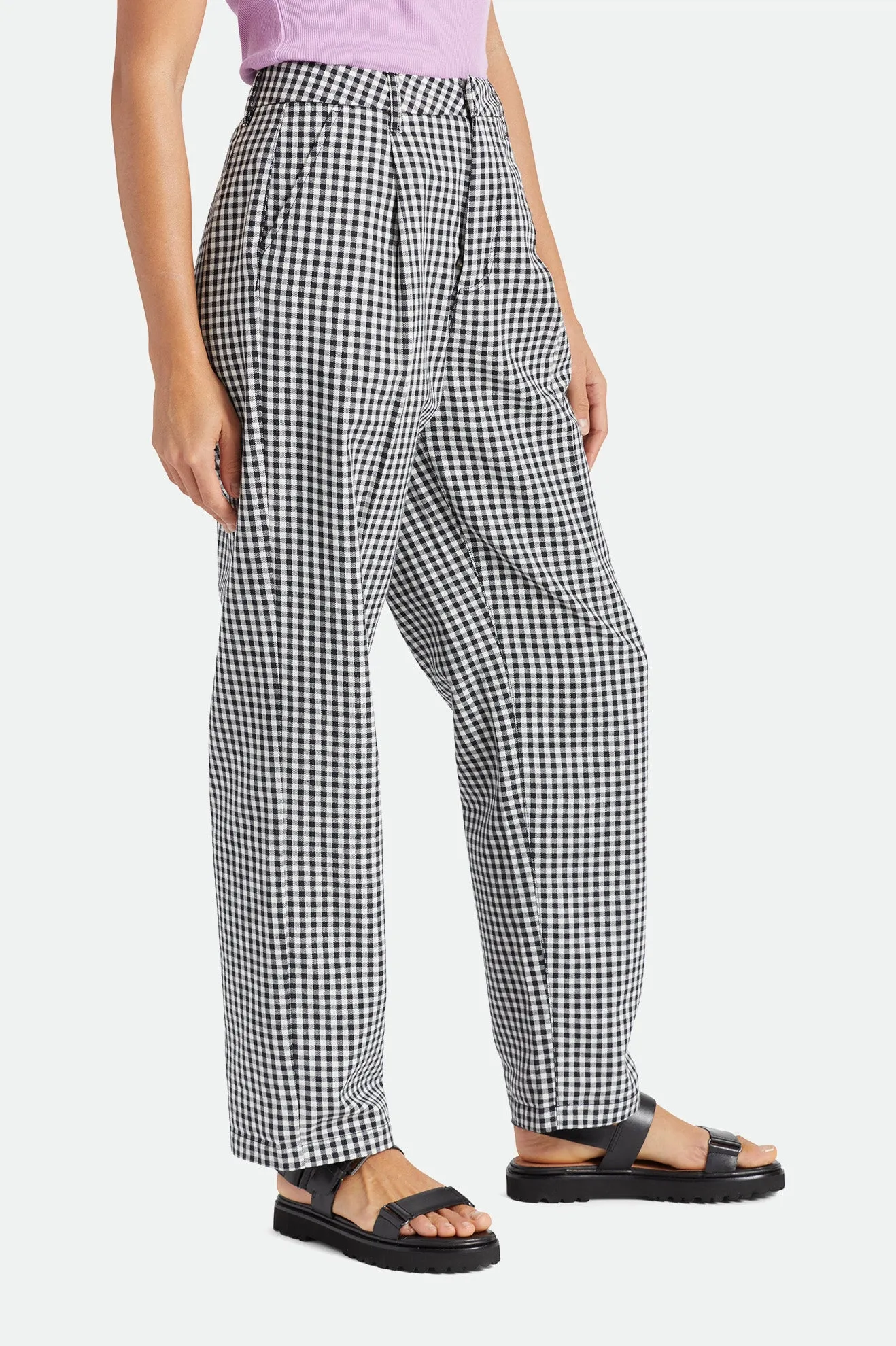 Victory Trouser Pant - Black Gingham