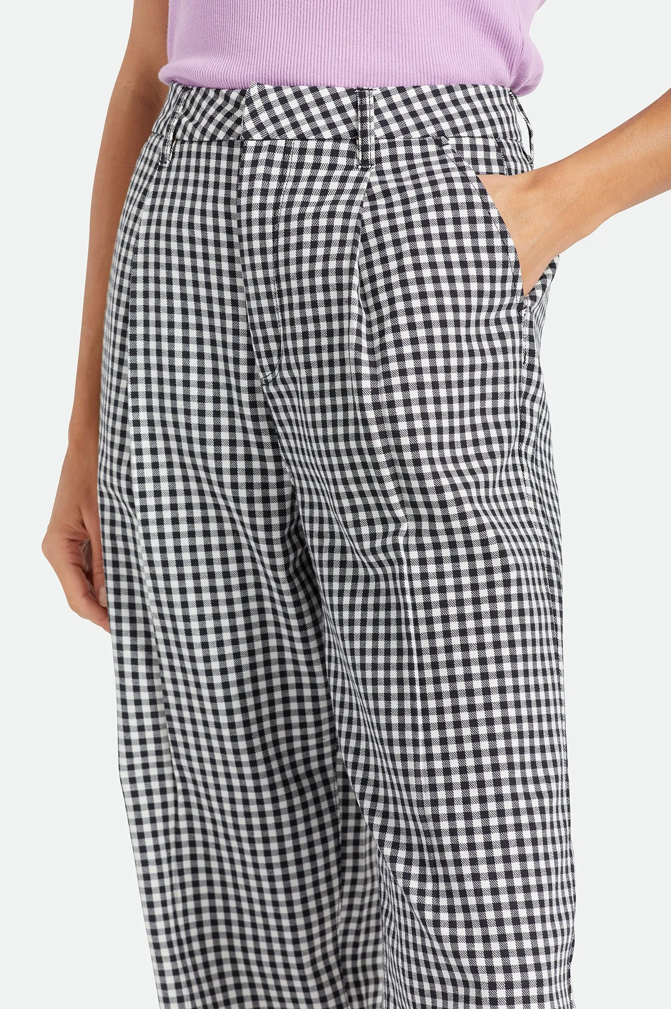 Victory Trouser Pant - Black Gingham