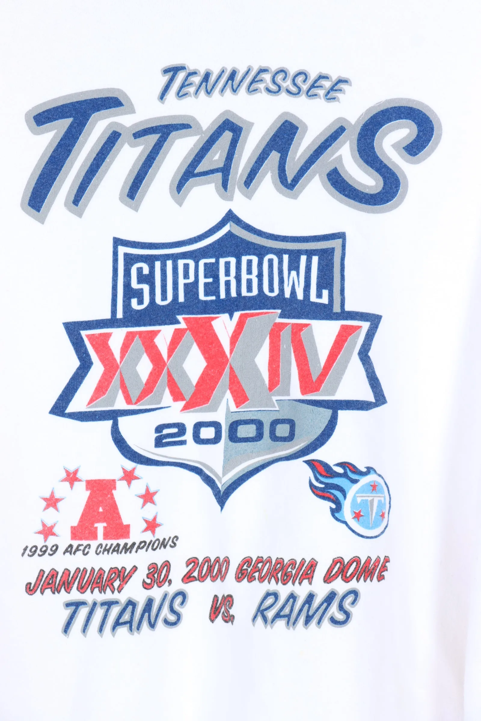 Vintage NFL Tennessee Titans Superbowl Football Sweatshirt (L-XL)