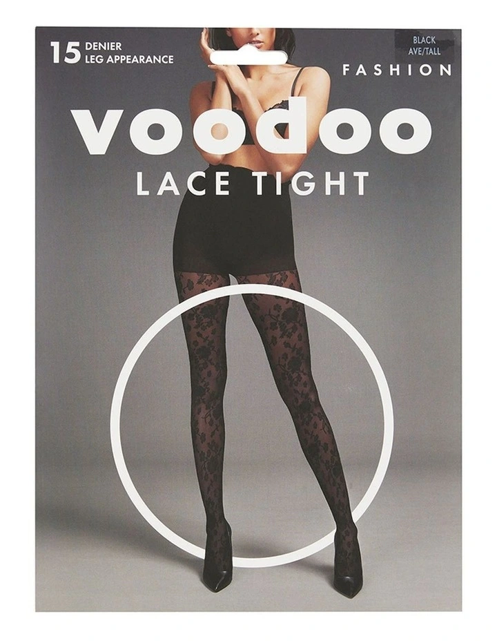 Voodoo Lace Tights in Black