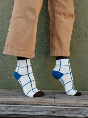 Windowpane Sock